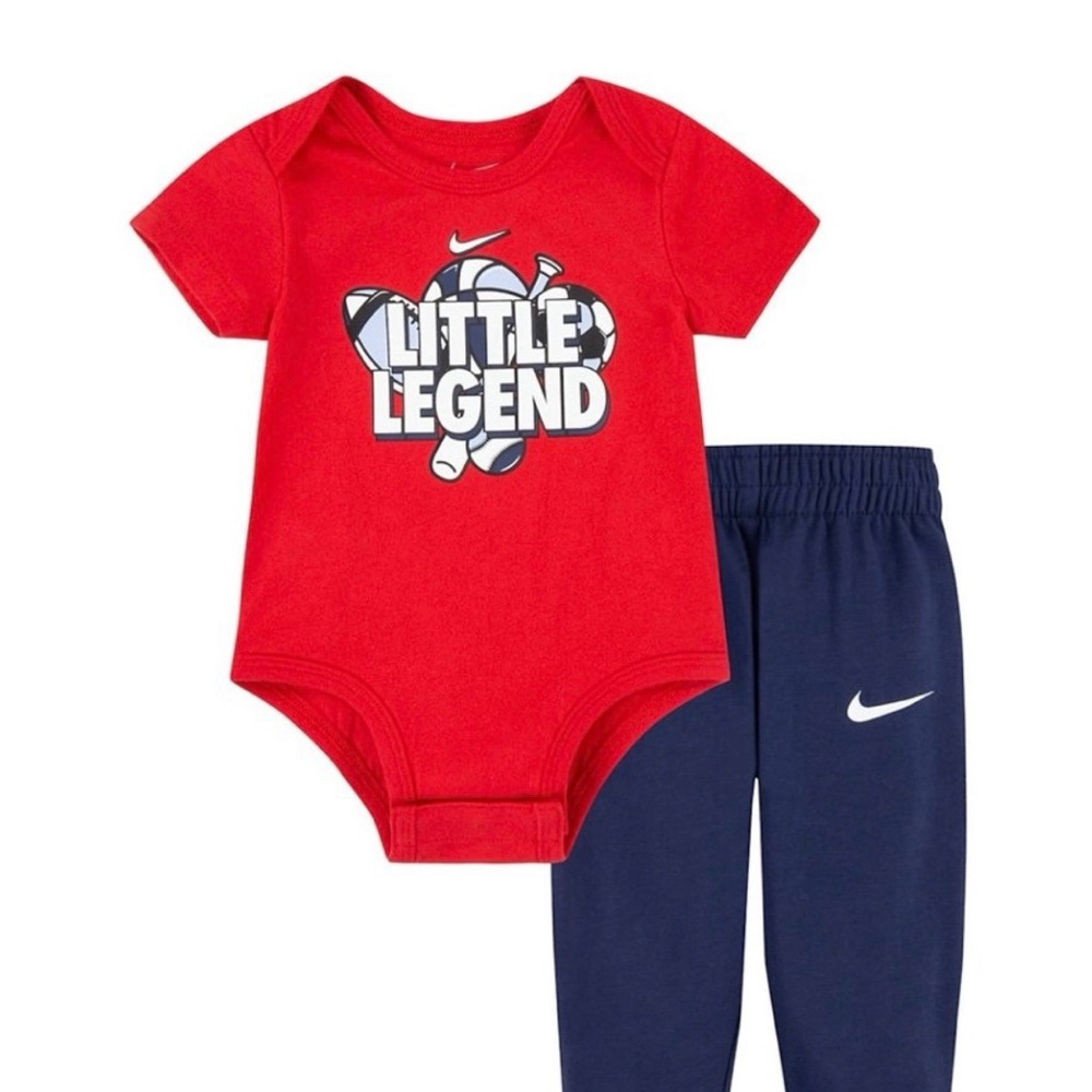 Nike Baby Boy "Little Legend" Bodysuit & Pants Set.  Size 3 Months